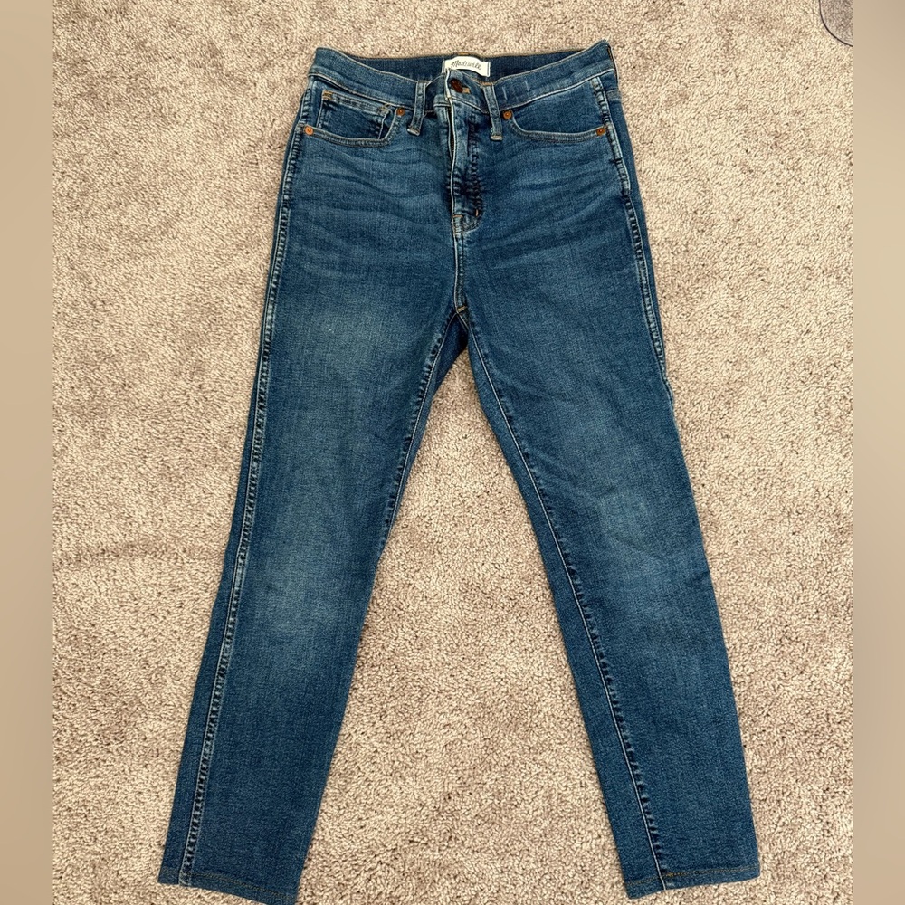 Madewell Women's Straight Leg Blue Jeans